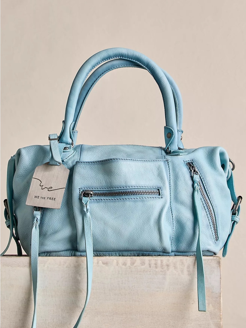 WASHED SAIL We The Free Baby Emerson Tote Bag - Picture 2 of 6